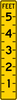 W8-19-Flood Gauge Sign - Municipal Supply & Sign Co.