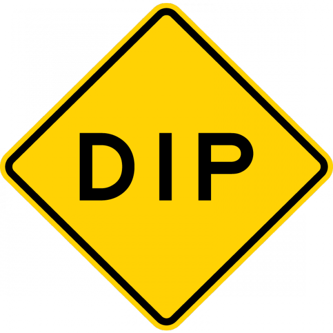 W8-2-Dip Sign - Municipal Supply & Sign Co.
