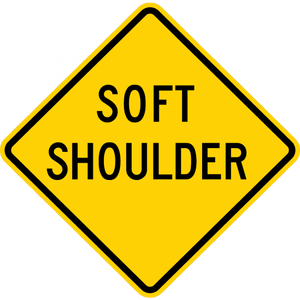W8-4-Soft Shoulder Sign - Municipal Supply & Sign Co.