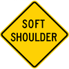 W8-4-Soft Shoulder Sign - Municipal Supply & Sign Co.