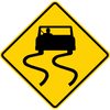 W8-5-Slippery When Wet Sign - Municipal Supply & Sign Co.