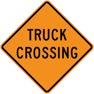 CW8-6-Truck Crossing - Municipal Supply & Sign Co.