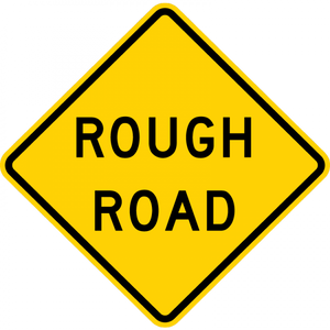 W8-8-Rough Road Sign - Municipal Supply & Sign Co.