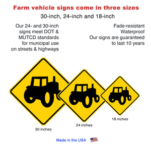 W11-5a-Farm Vehicle Sign